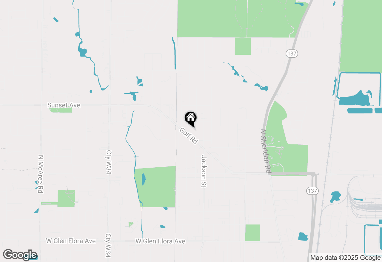 Map of 2025 Linden Avenue, Waukegan, IL 60087