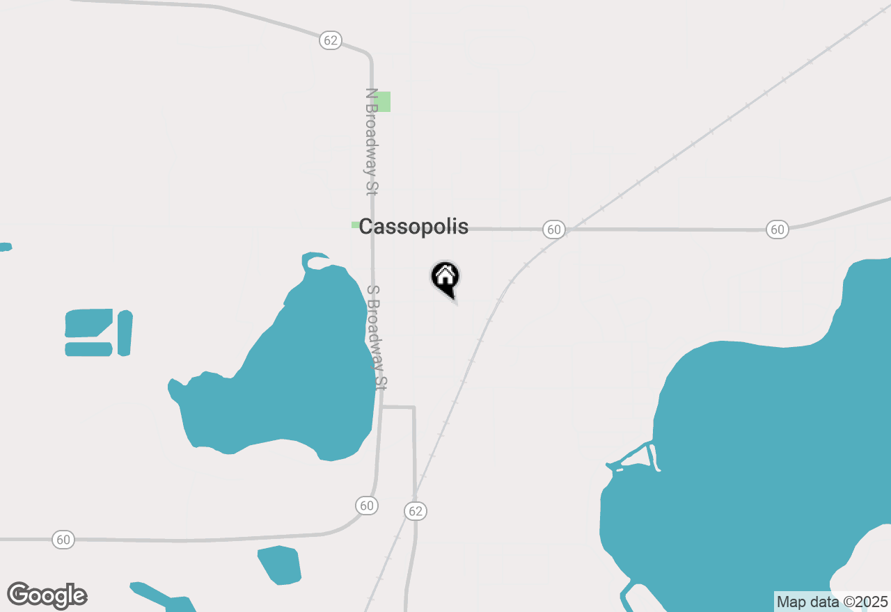 Map of 408 E Water Street, Cassopolis, MI 49031