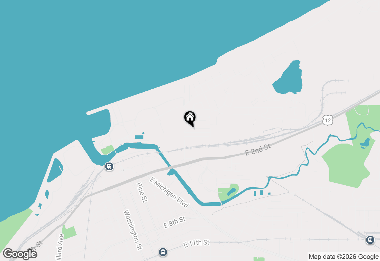 Map of 116 Fogarty Street, Michigan City, IN 46360