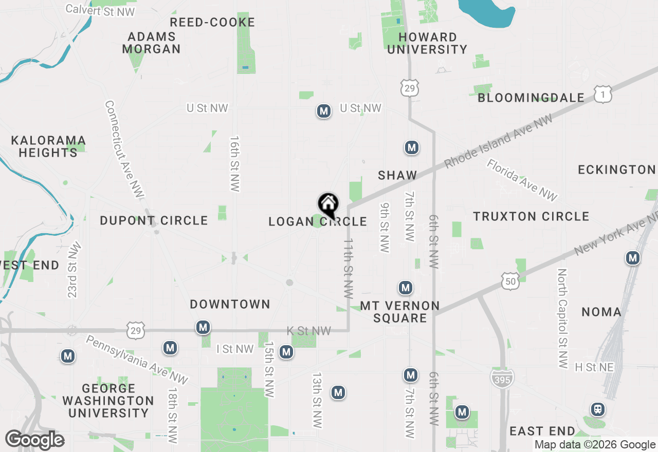 Map of 20 Logan Circle Nw #LL3, Washington, DC 20005