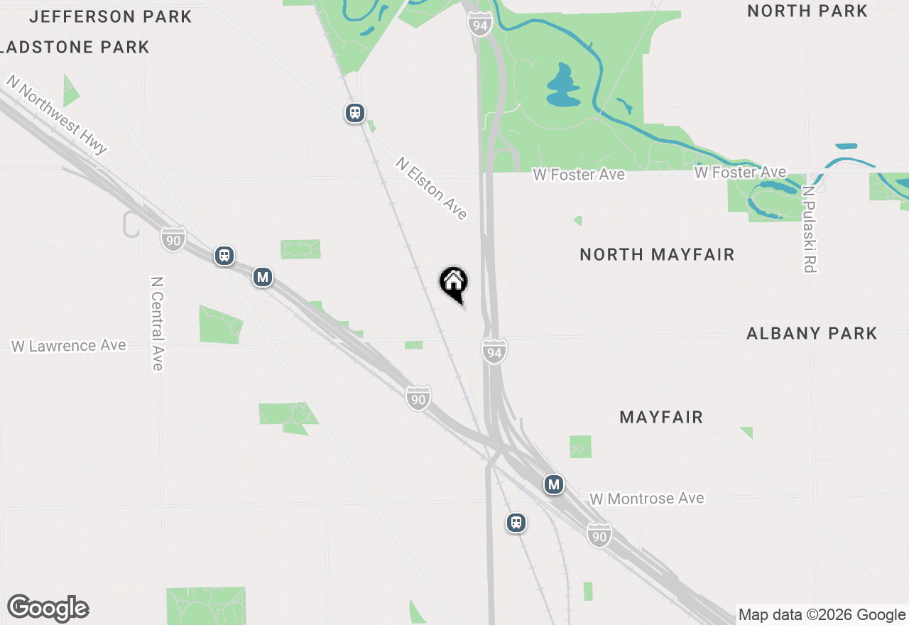 Map of 4844 W Gunnison Street, Chicago, IL 60630