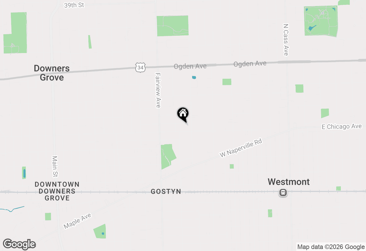 Map of 225 Indianapolis Avenue, Downers Grove, IL 60515