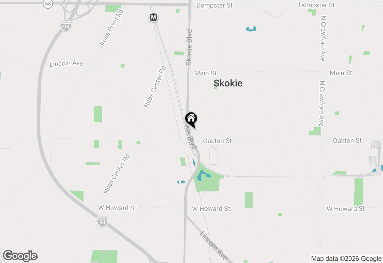 Map of 8025 Skokie Boulevard #302, Skokie, IL 60077