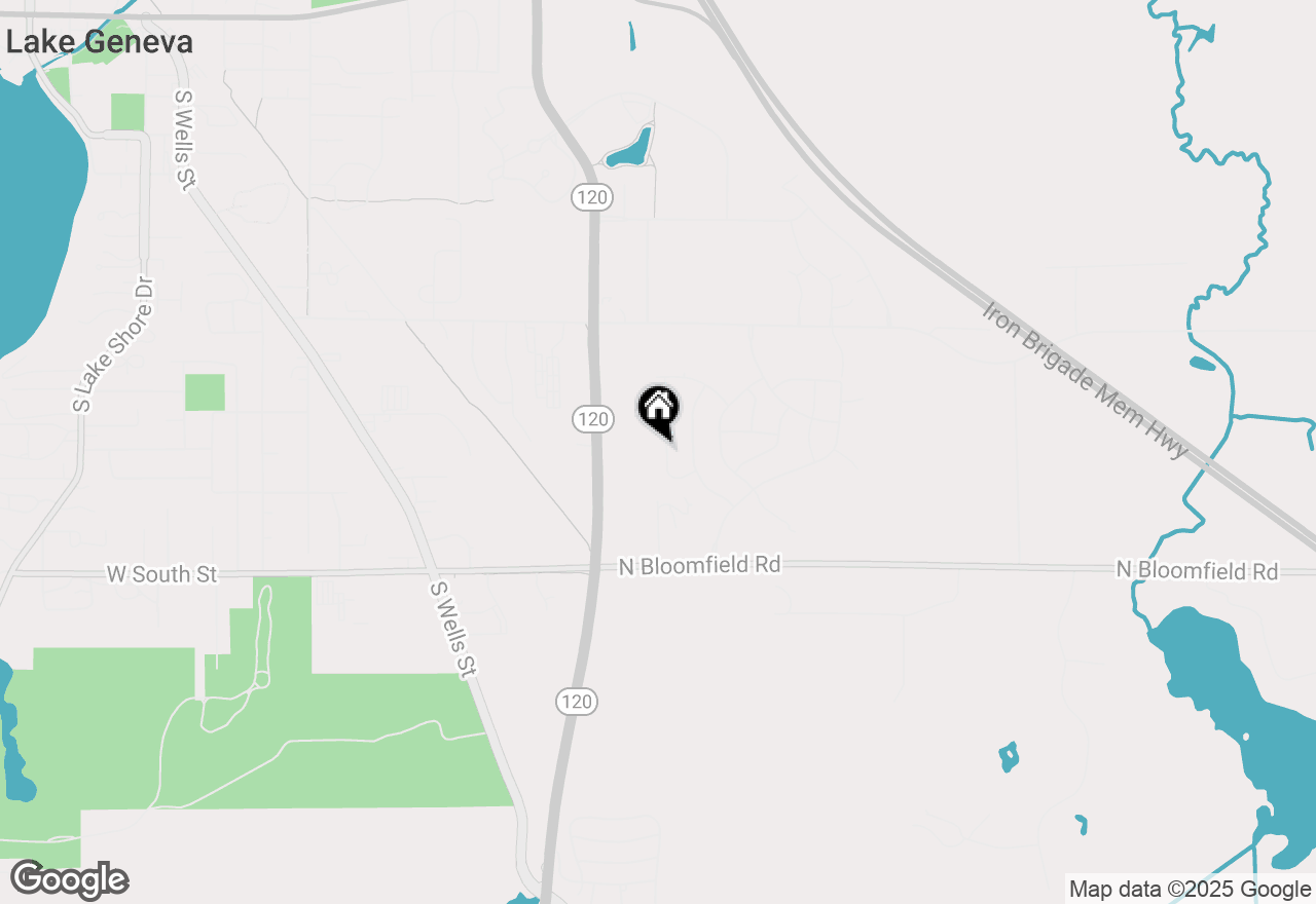 Map of 332 Bowing Way, Lake Geneva, WI 53147