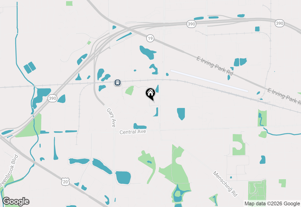 Map of 205 Ashbury Lane E #E3, Roselle, IL 60172