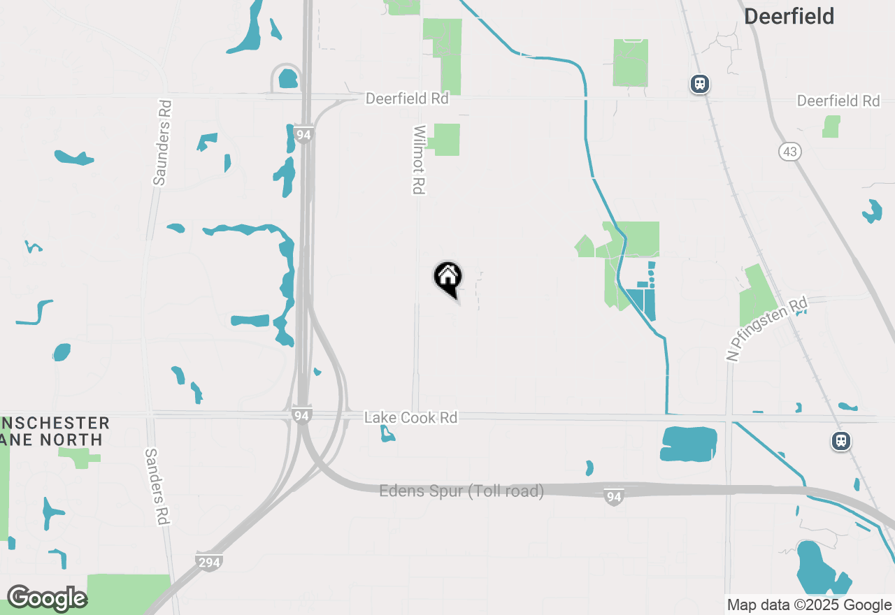 Map of 244 Kenmore Avenue, Deerfield, IL 60015