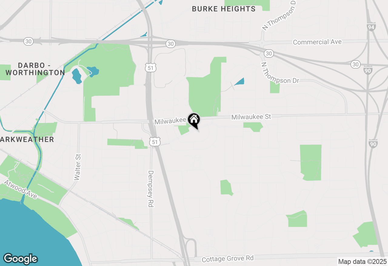 Map of 4233 Portland Parkway, Madison, WI 53714