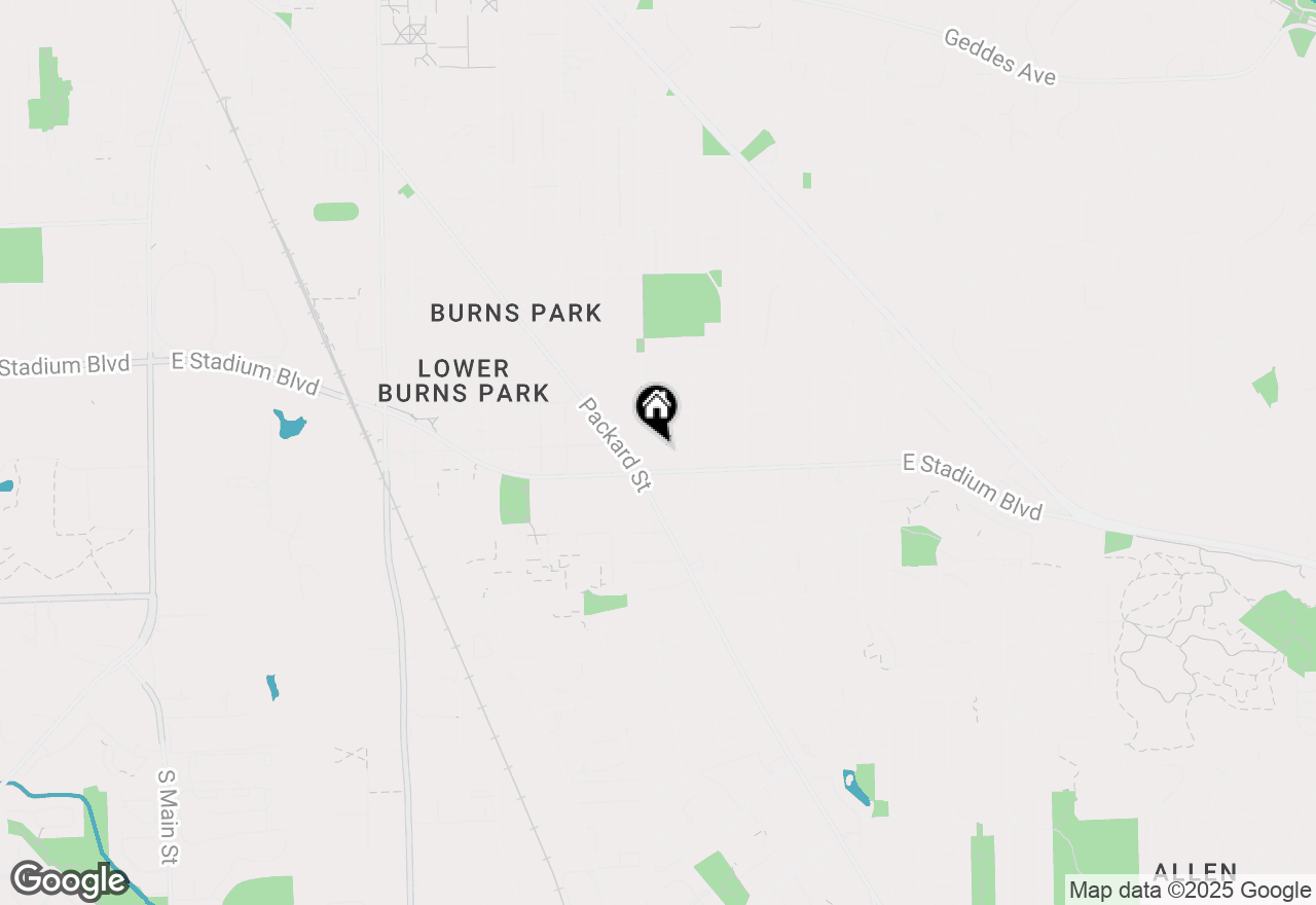 Map of 1506 Shadford Road, Ann Arbor, MI 48104