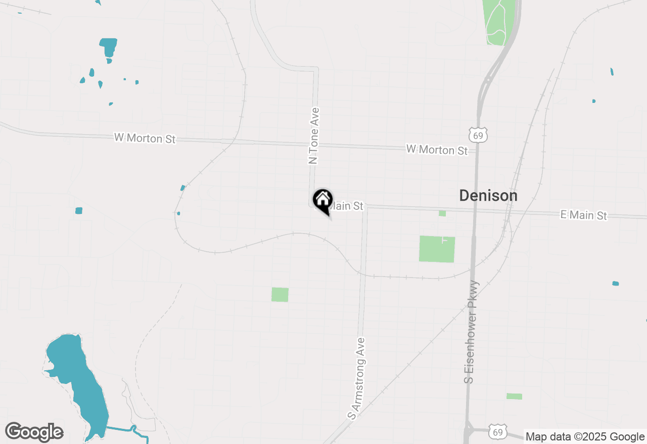 Map of 1006 W Chestnut Street, Denison, TX 75020