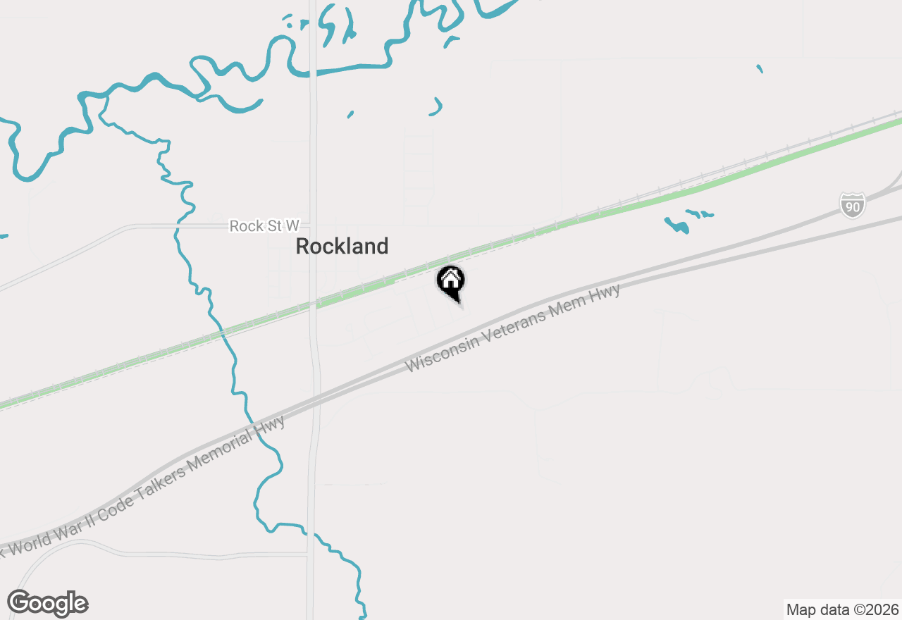 Map of 1567 Hickory St, Rockland, WI 54653