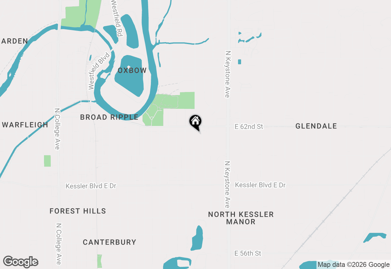 Map of 6185 Evanston Avenue, Indianapolis, IN 46220