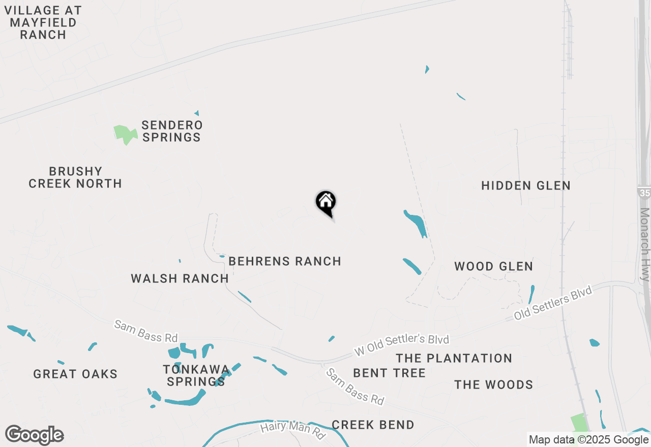 Map of 3041 Agave Loop, Round Rock, TX 78681
