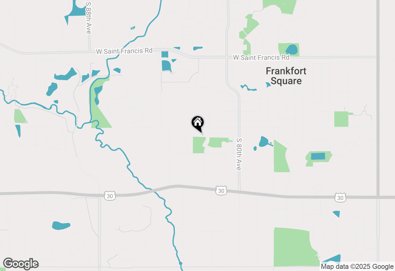 Map of 8223 W Rosebury Drive, Frankfort, IL 60423