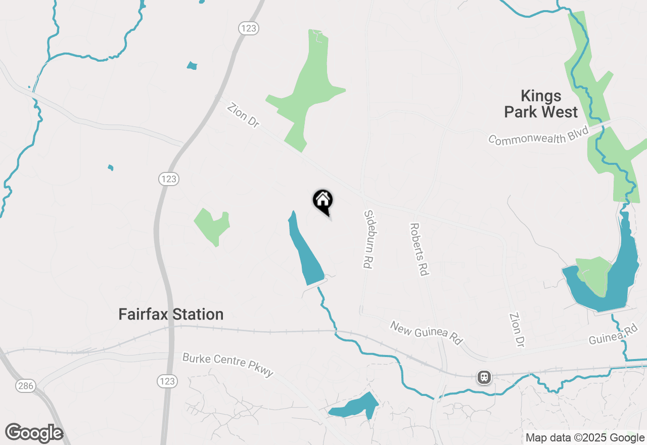 Map of 10601 Fiesta Road, Fairfax, VA 22032