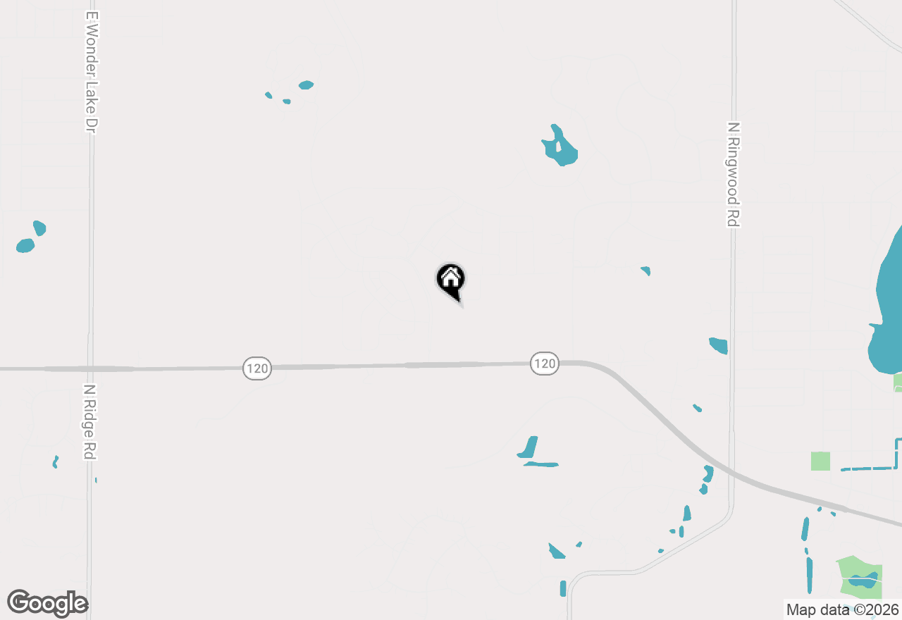 Map of 6445 Juniper Drive, Wonder Lake, IL 60097