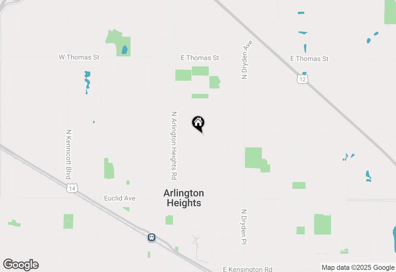 Map of 950 N Haddow Avenue, Arlington Heights, IL 60004