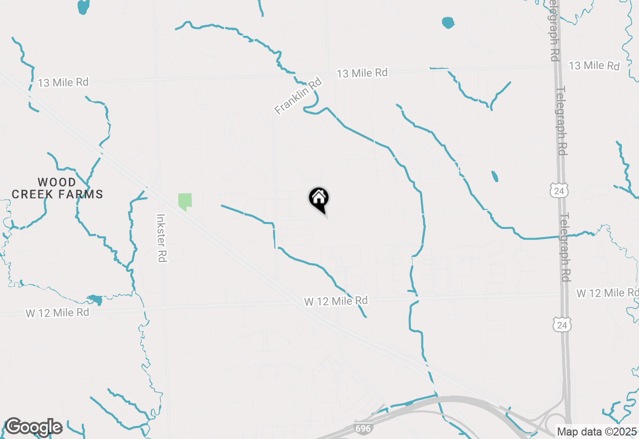 Map of 0000 Farmbrook Road, Southfield, MI 48034