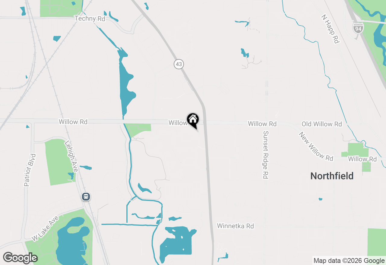 Map of 2710 Summit Drive, Glenview, IL 60025