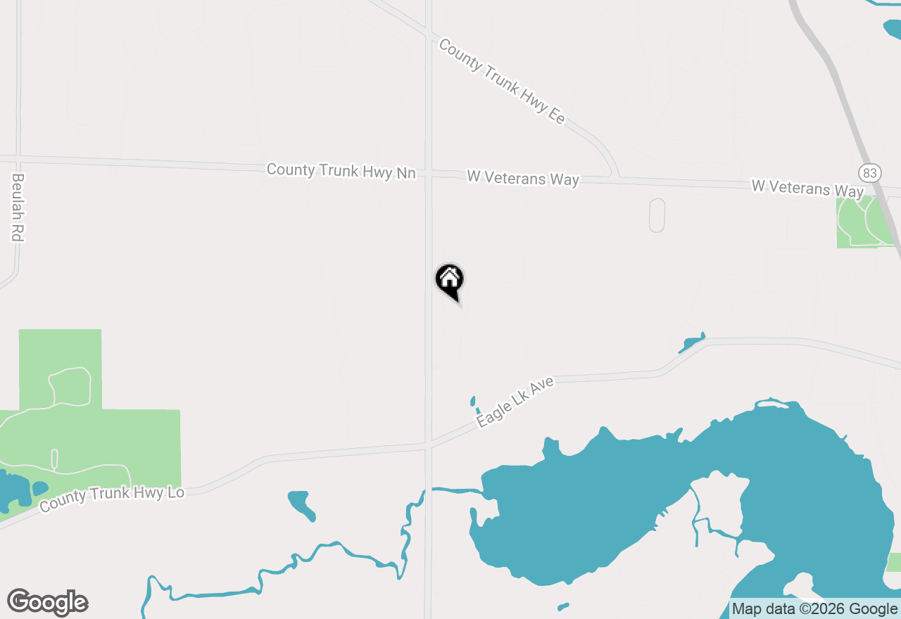 Map of 754 Brockway Dr #LT25, Mukwonago, WI 53149