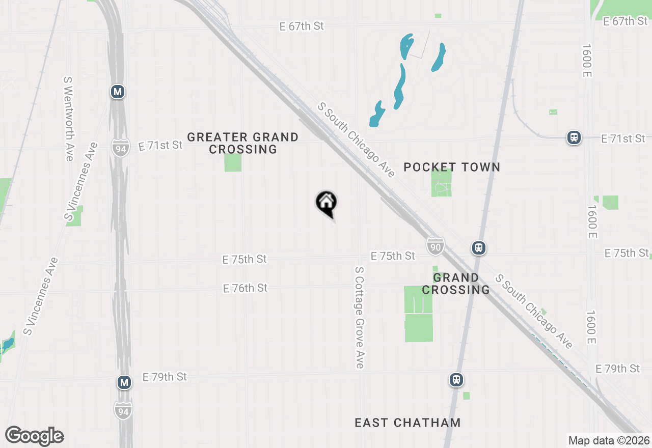 Map of 7352 S Langley Avenue, Chicago, IL 60619