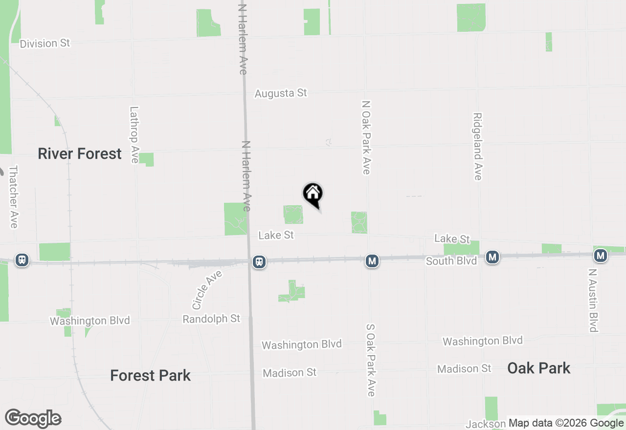Map of 937 Ontario Street, Oak Park, IL 60302