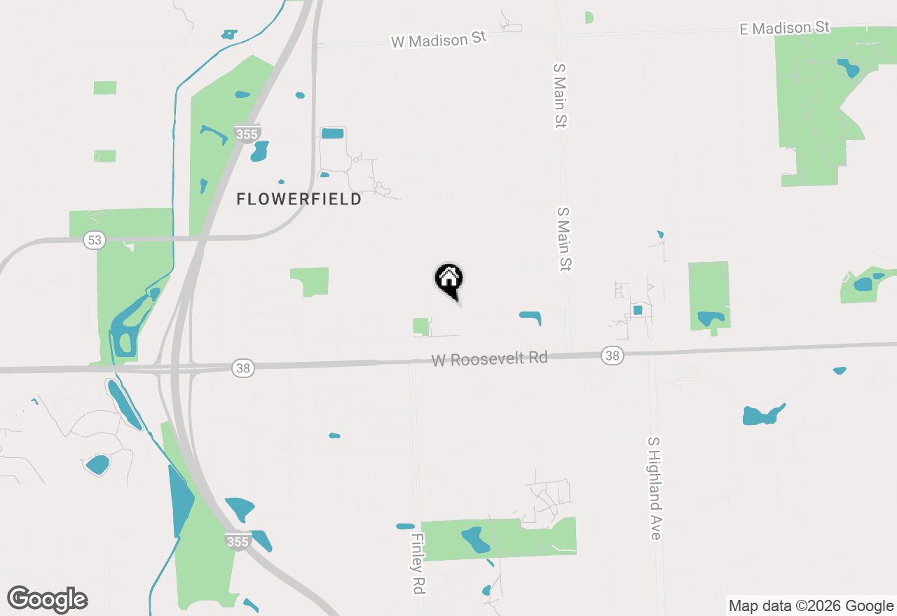 Map of 336 W Morris Avenue, Lombard, IL 60148