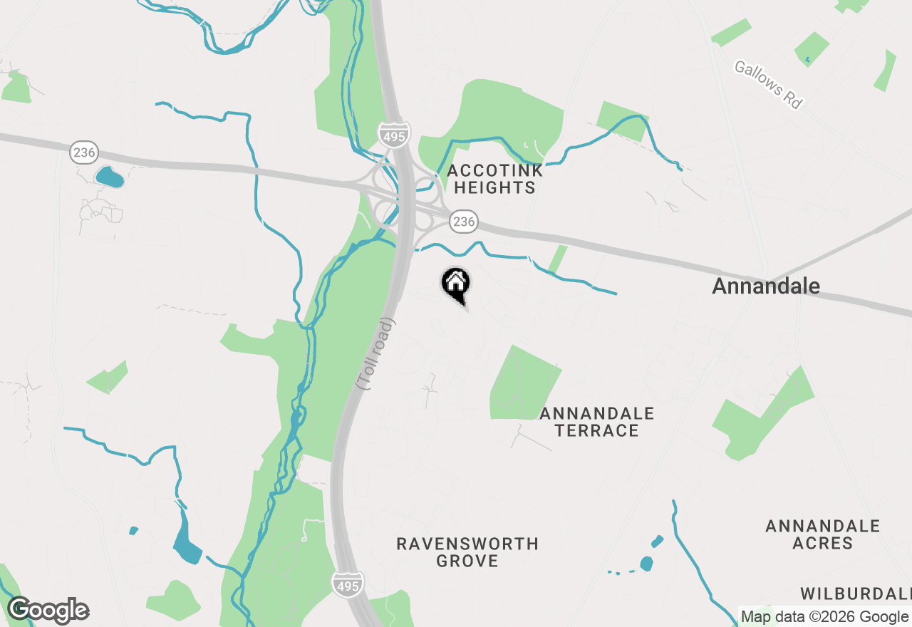 Map of 4360 Ivymount Court #34, Annandale, VA 22003