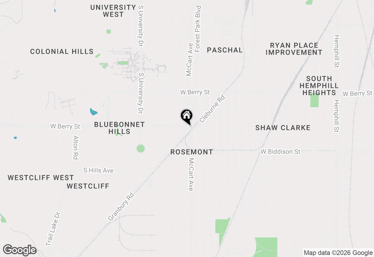 Map of 2505 Benbrook Boulevard #503, Fort Worth, TX 76109