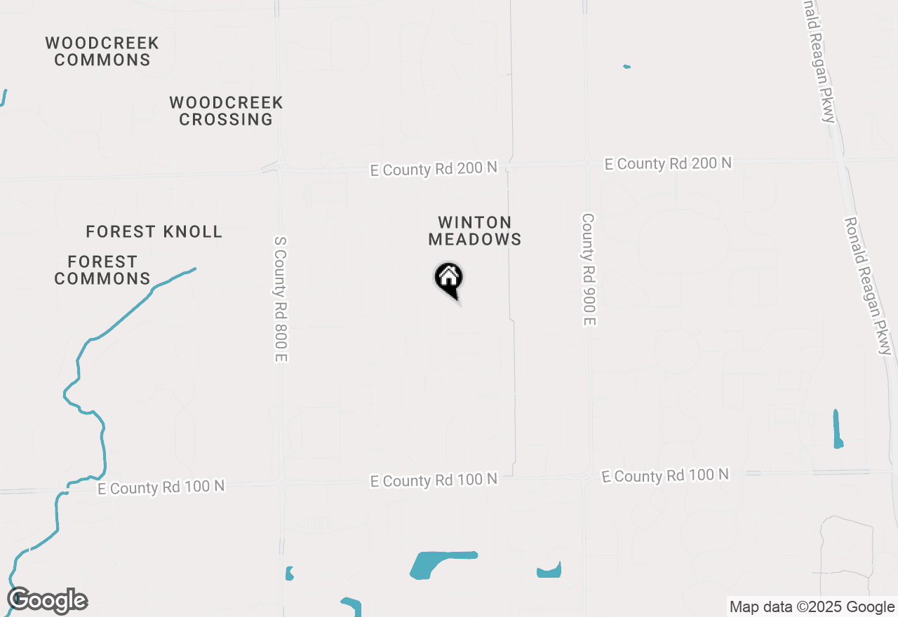 Map of 8554 Redditch Drive, Avon, IN 46123
