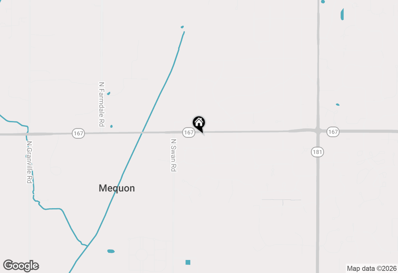 Map of 8813 W Mequon Rd, Mequon, WI 53097