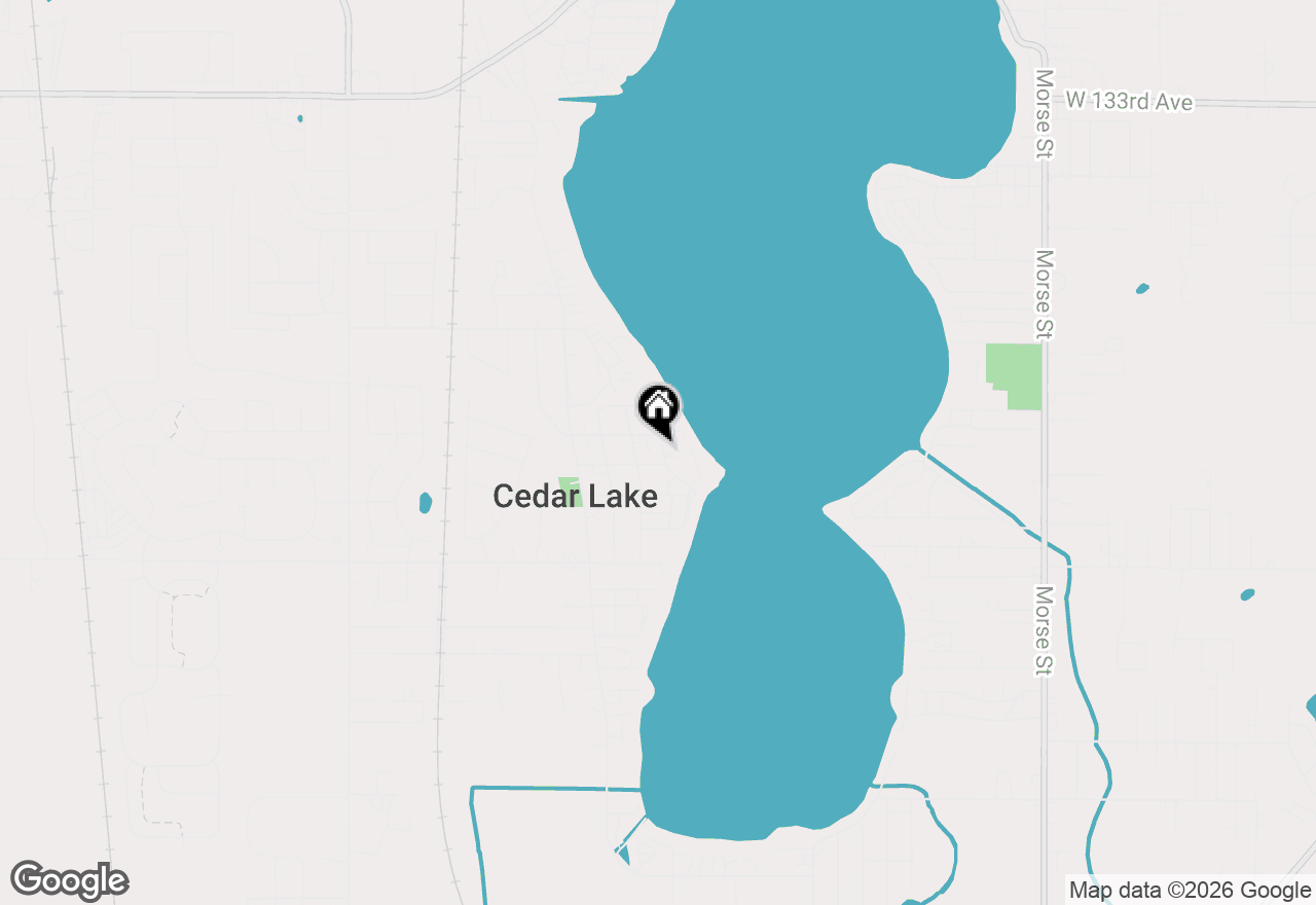 Map of 13926 Huseman Street, Cedar Lake, IN 46303