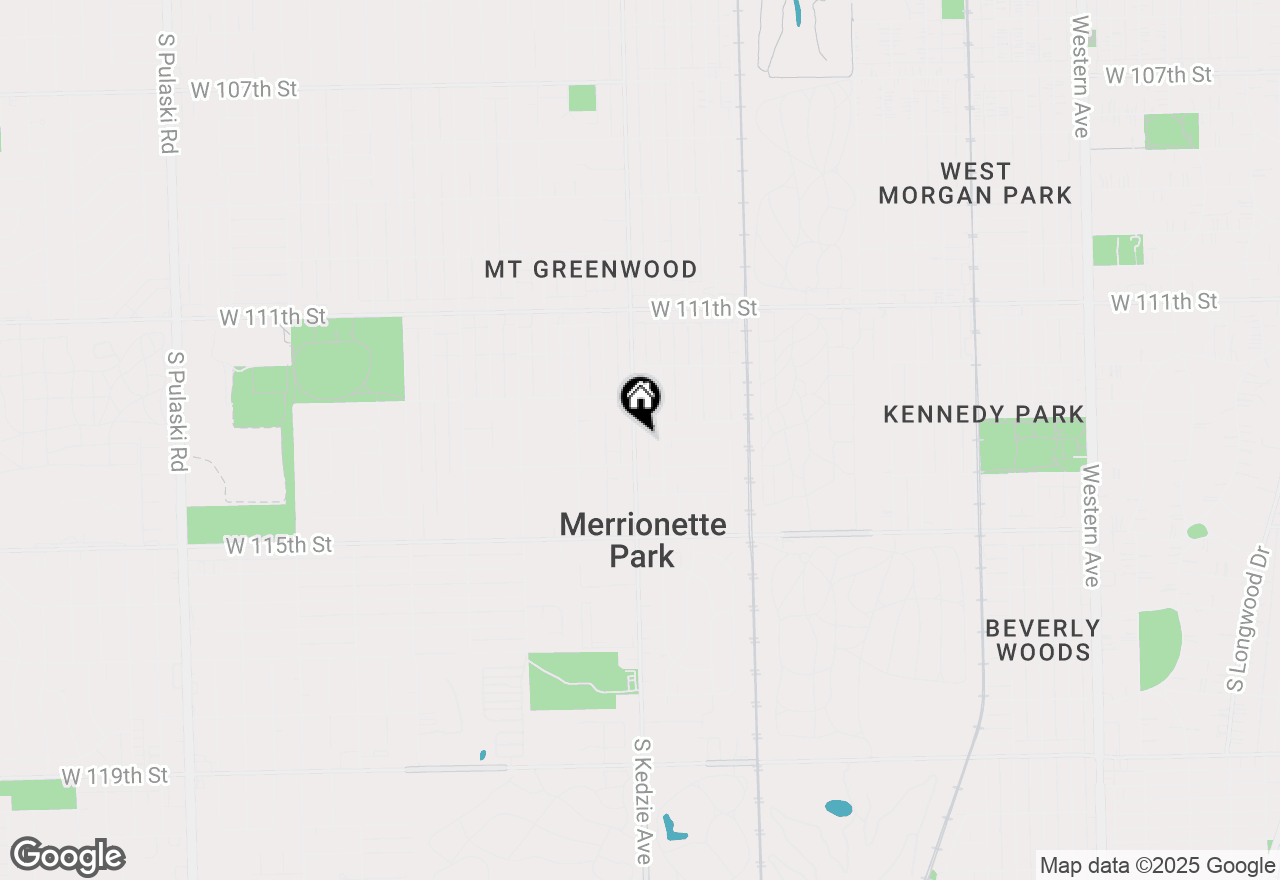 Map of 11317 S Kedzie Avenue, Chicago, IL 60655