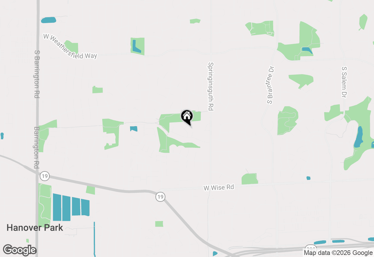 Map of 1717 Vassar Court, Schaumburg, IL 60193