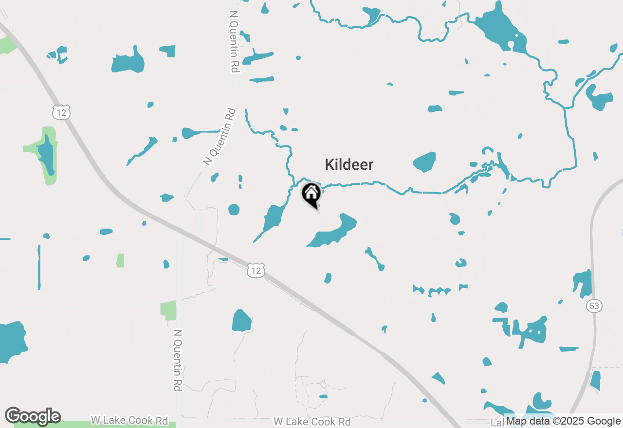 Map of 21410 W York Court, Kildeer, IL 60047