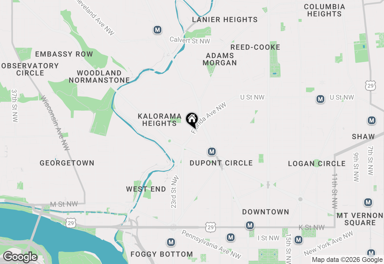 Map of 2129 Florida Avenue Nw #404, Washington, DC 20008
