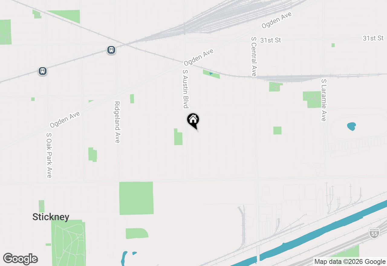 Map of 3614 S 59th Court, Cicero, IL 60804