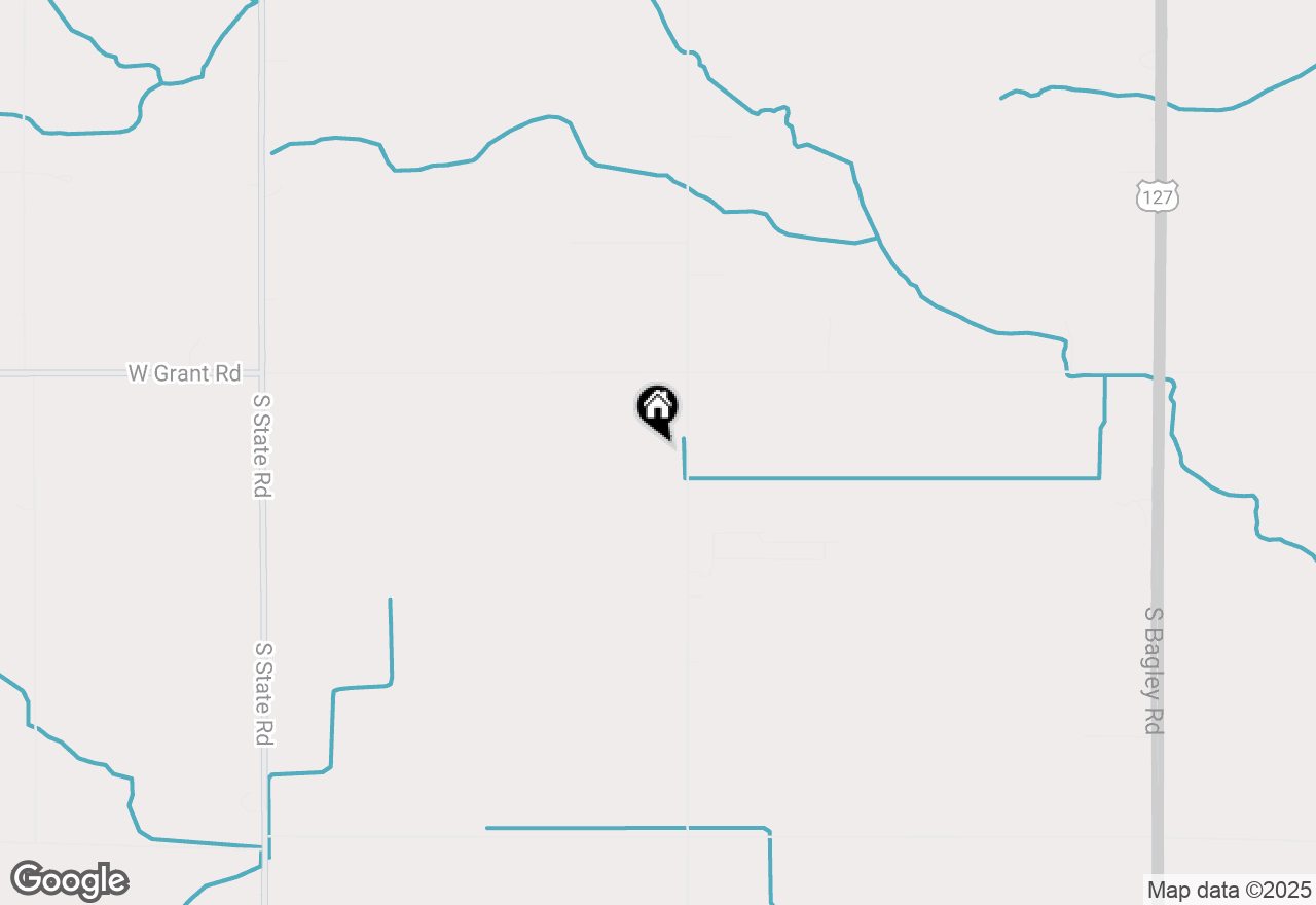 Map of 6416 S Croswell Road, Ashley, MI 48806