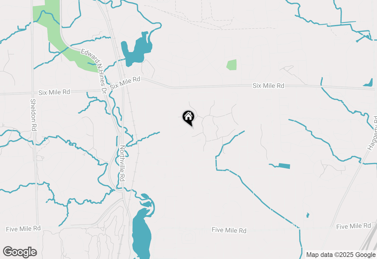 Map of 16436 Old Bedford Road, Northville, MI 48168