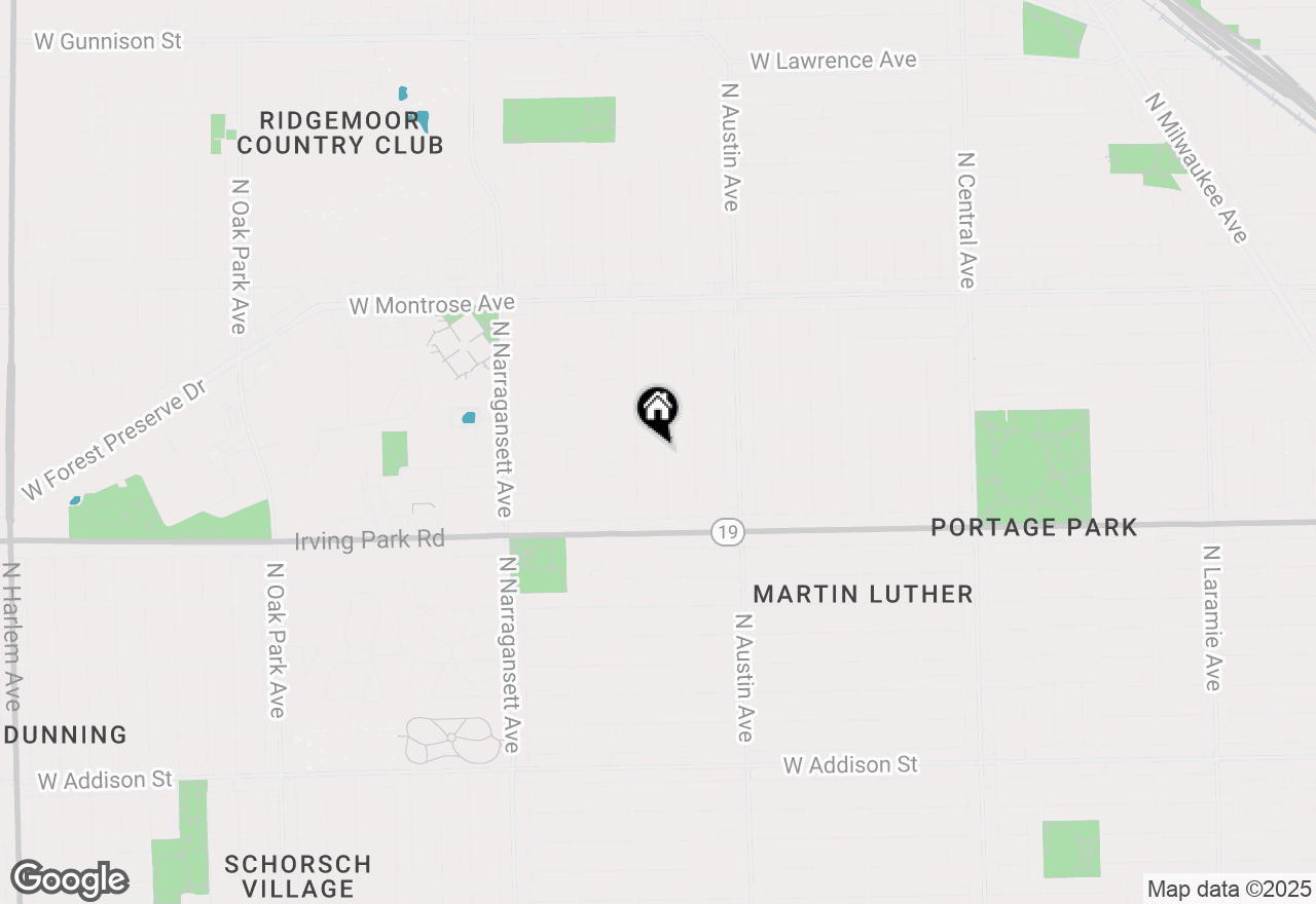 Map of 4121 N Moody Avenue, Chicago, IL 60634