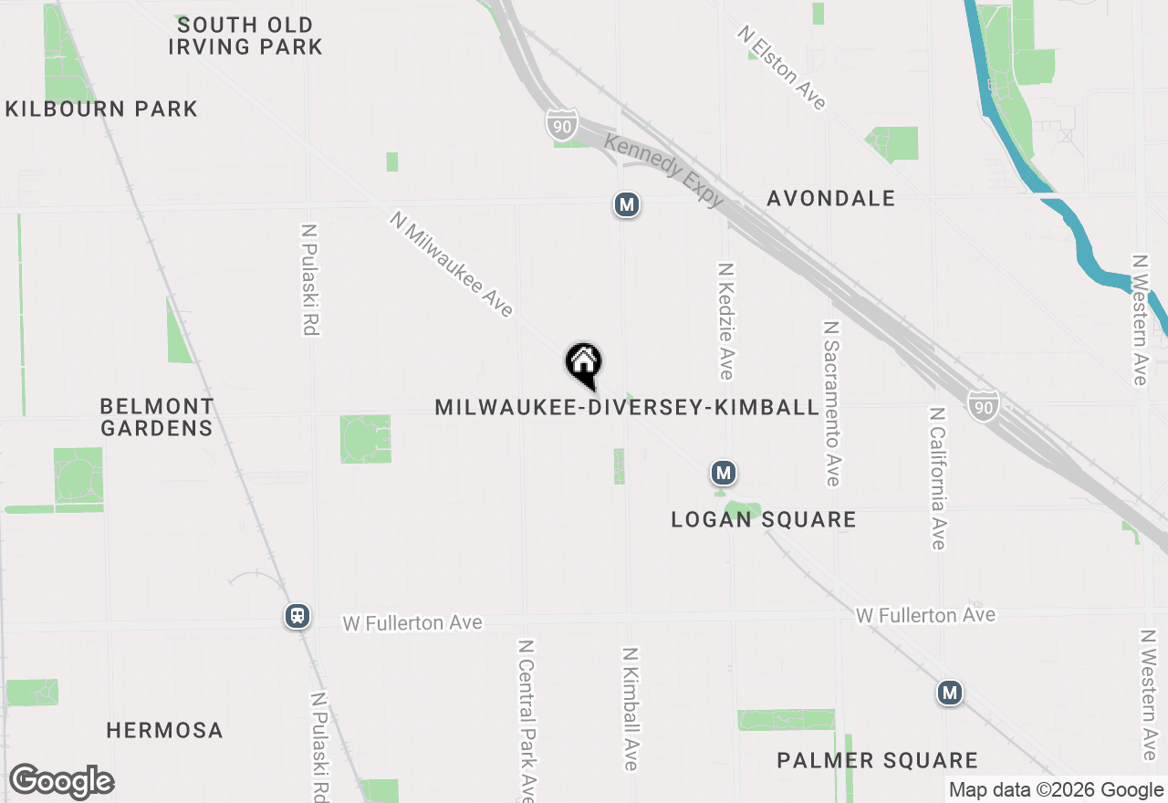 Map of 3450 W Diversey Avenue, Chicago, IL 60647
