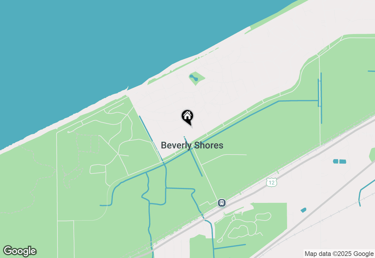 Map of 215 S Broadway, Beverly Shores, IN 46301