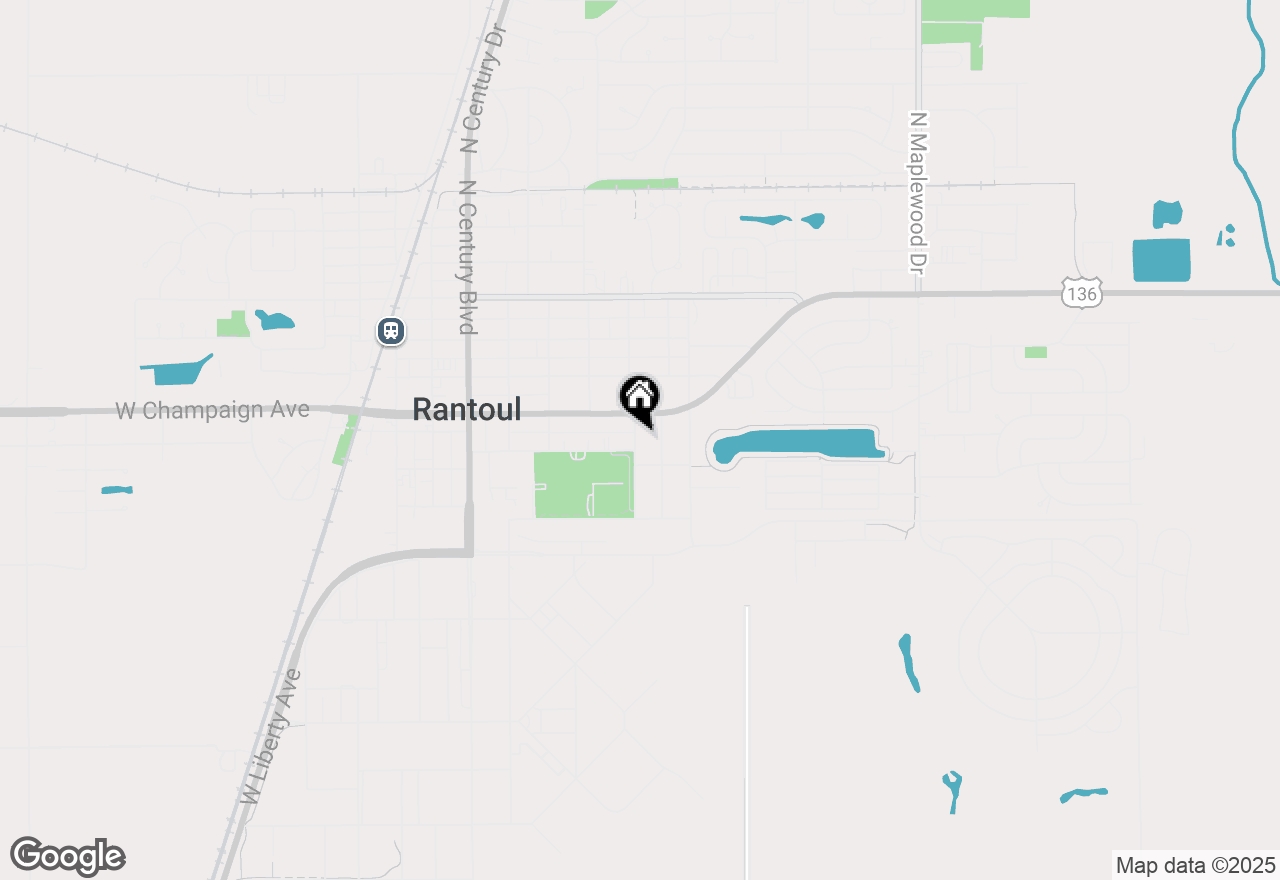 Map of 321 S Lincoln Street, Rantoul, IL 61866