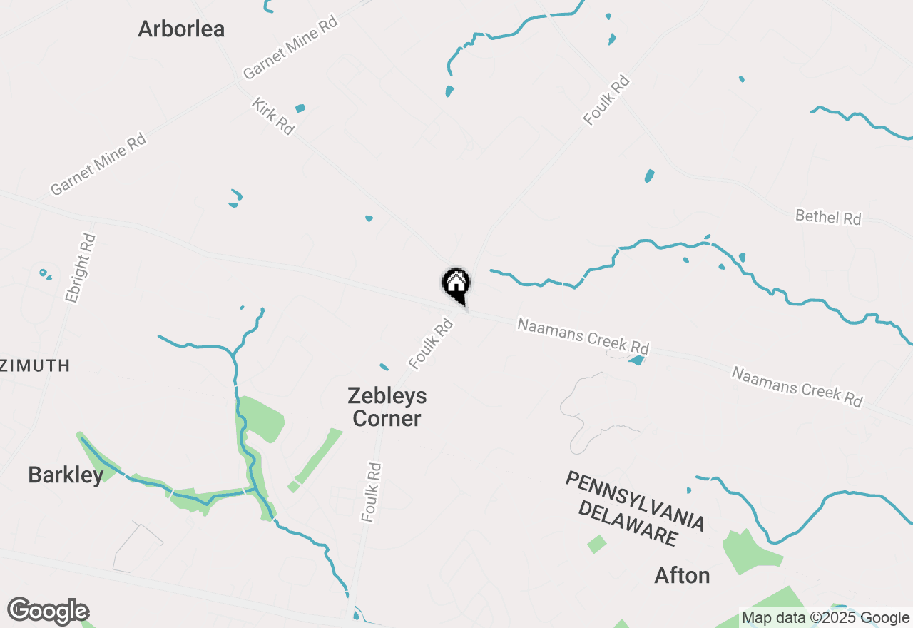 Map of 3704 Foulk Road, Garnet Valley, PA 19060