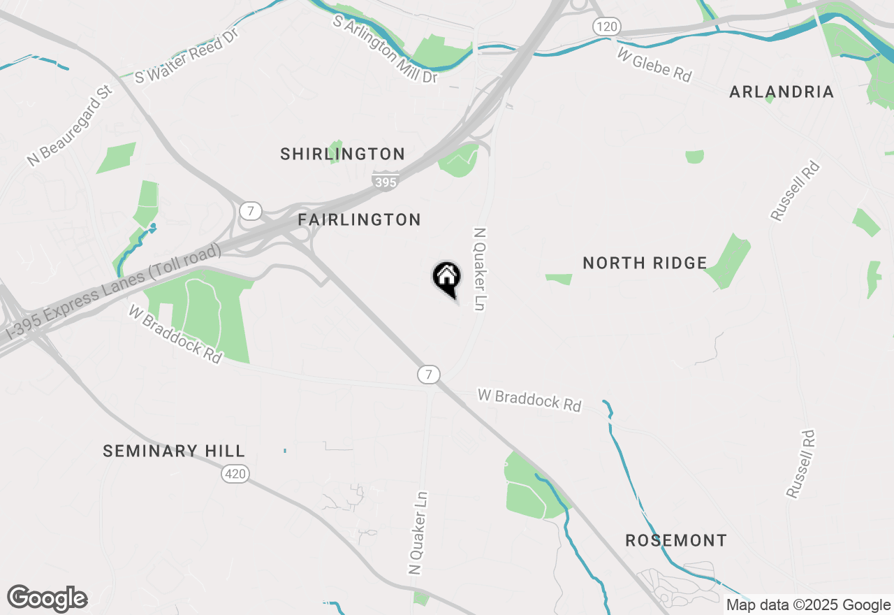 Map of 4218 35th Street S #B2, Arlington, VA 22206