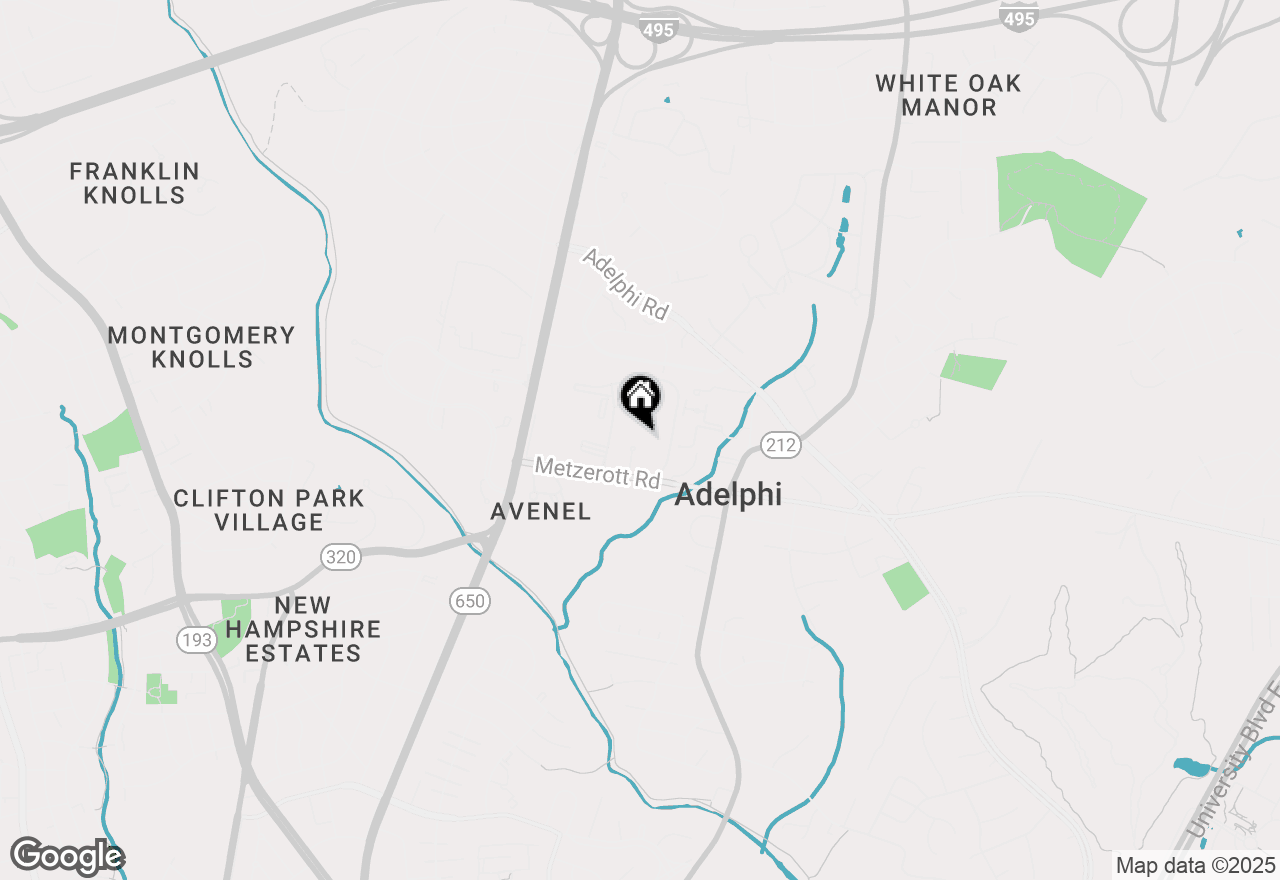 Map of 1836 Metzerott Road #1127, Hyattsville, MD 20783