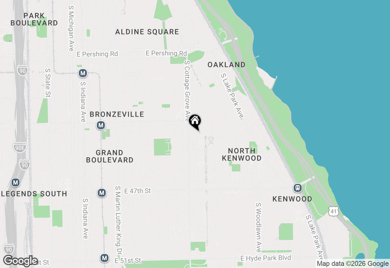 Map of (Address confidential), Chicago, Illinois 60653