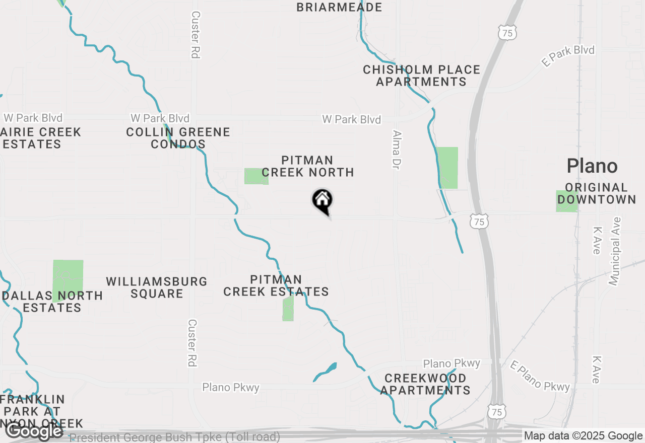 Map of 1517 Amherst Drive, Plano, TX 75075