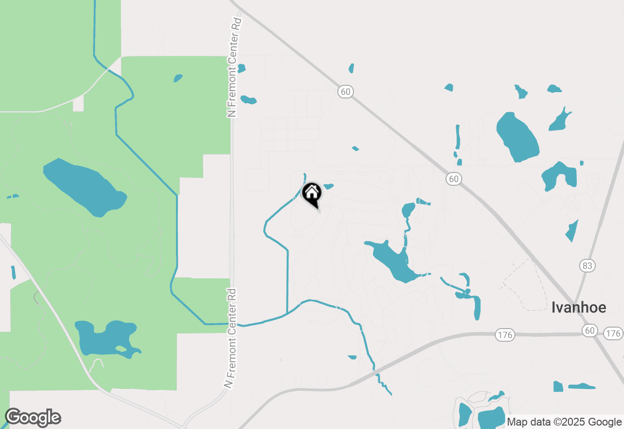 Map of 22222 W Mashie Court, Ivanhoe, IL 60060