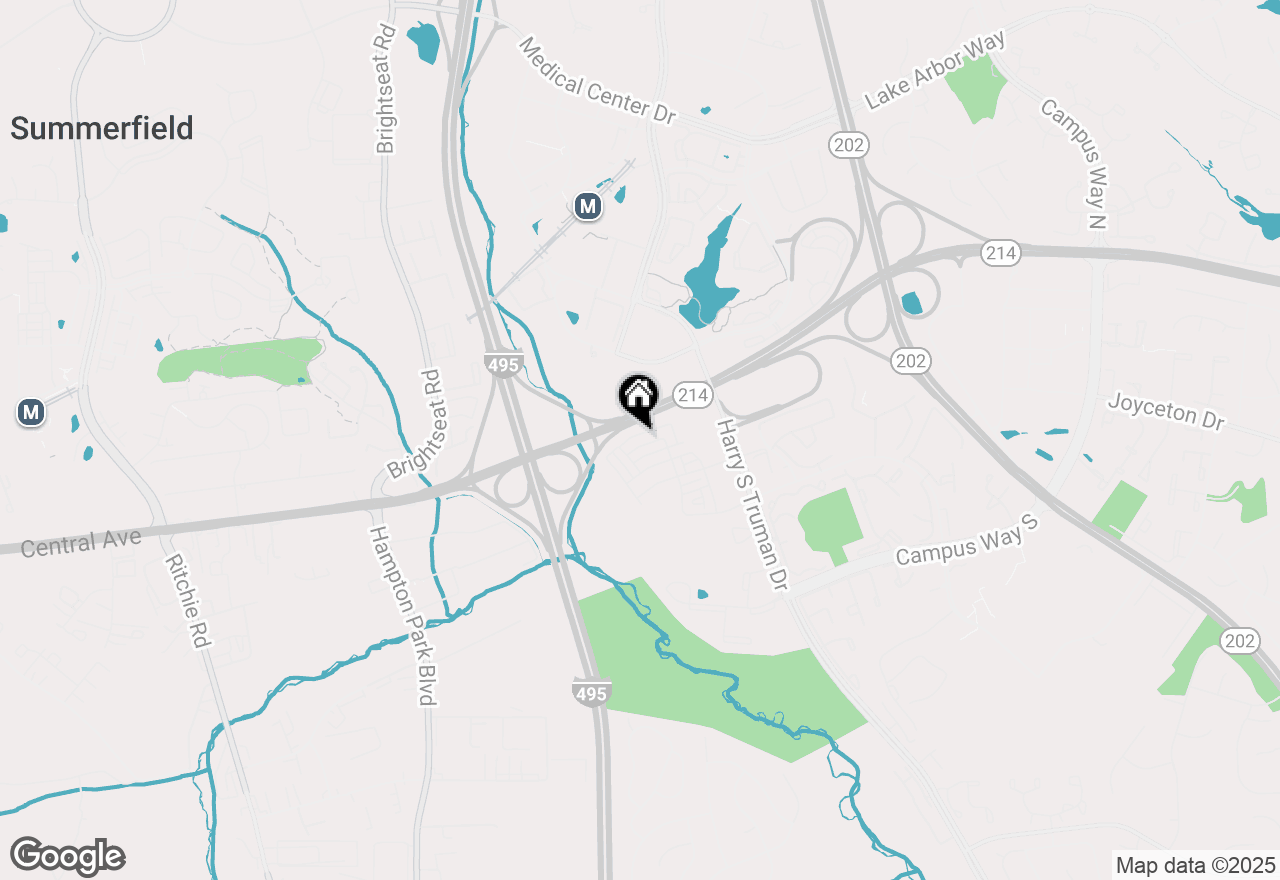 Map of 289 Phoenix Drive, Upper Marlboro, MD 20774