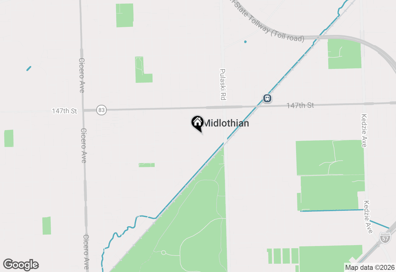 Map of 4 Joseph Court, Midlothian, IL 60445